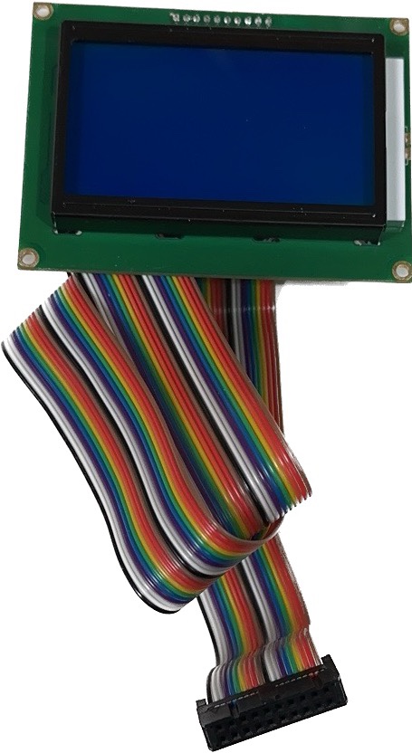 中吉自动售货机配件液晶屏幕12864蓝屏幕艾丰饮料机成人用品兴元 - 图0