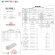 Wall thickness 2mm PU plastic ribbed hose food grade corrugated pipe