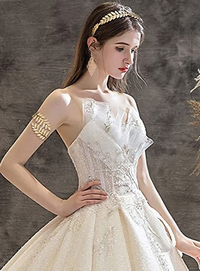 欧美时尚树叶太阳手镯女男金属开口手环臂环手臂带厂家直供