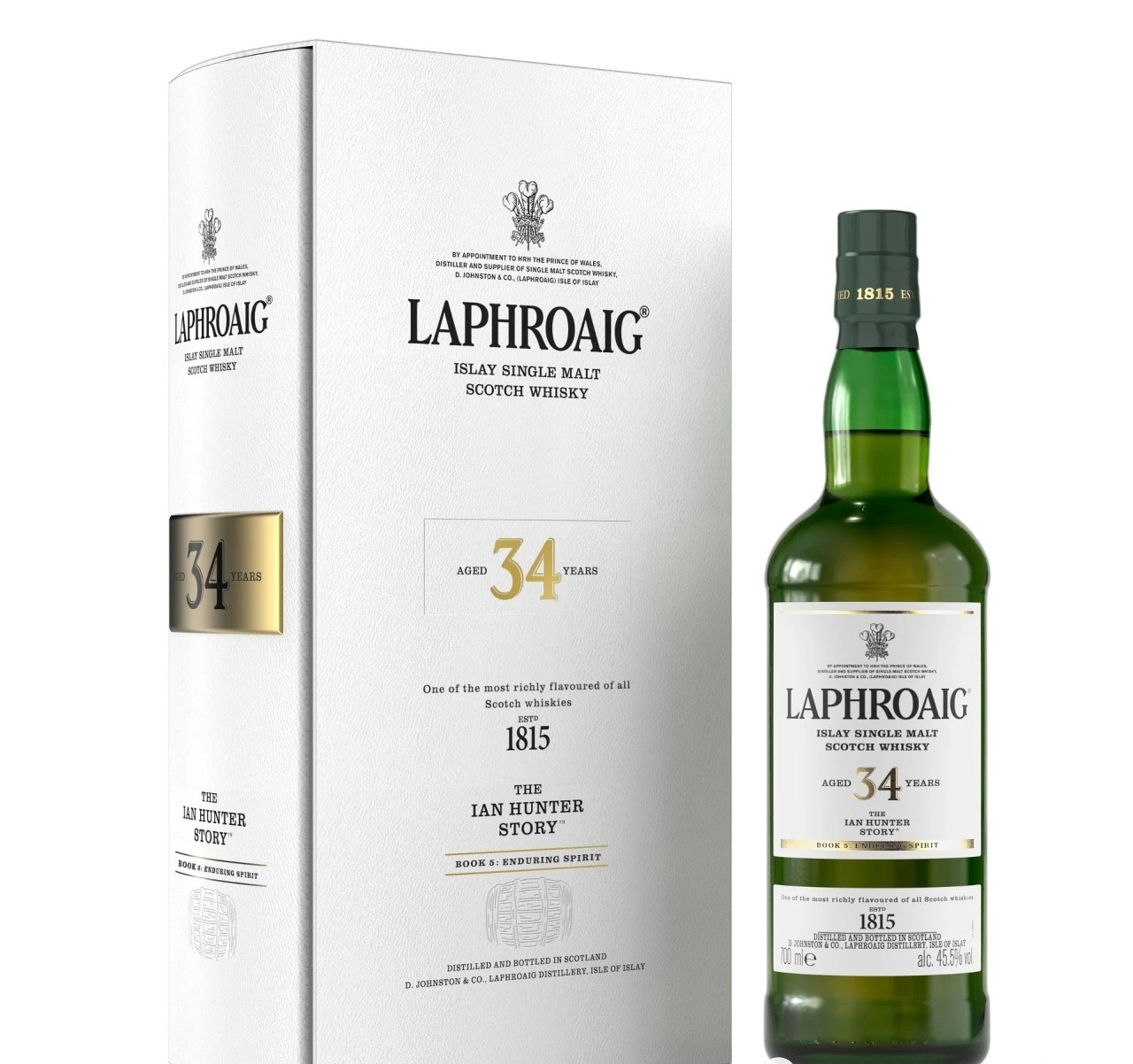 行货 第五版 拉弗格书册34年 Laphroaig 苏格兰单一麦芽威士忌 - 图0