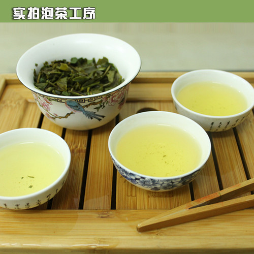 2025新春茶叶高山云雾餐饮日照绿茶浓香耐泡型炒青香茶散袋装500g - 图2