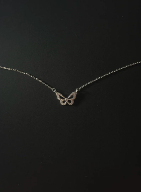 轻奢高级感~999纯银蝴蝶项链