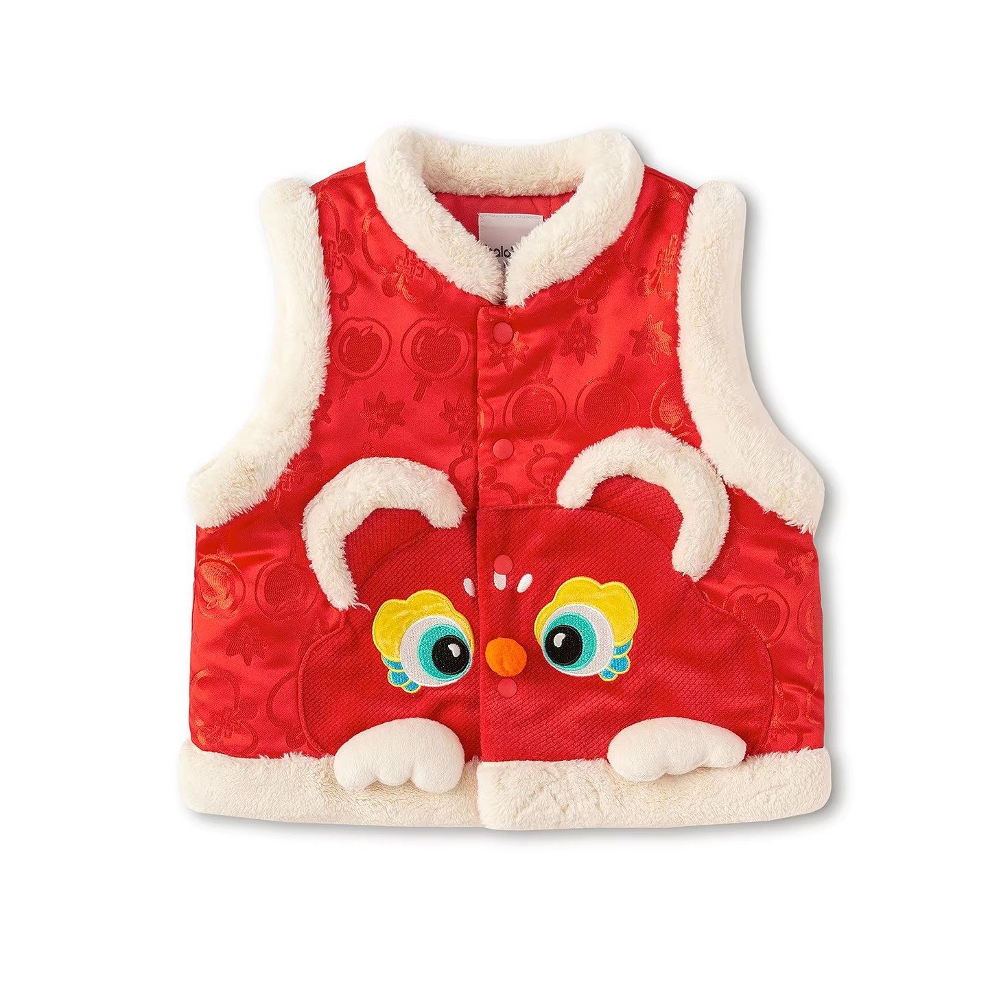 【balaOne】巴拉巴拉童装儿童马甲男女童拜年服2025新款春装内搭,淘宝优惠券,粉丝福利购,淘宝优惠卷