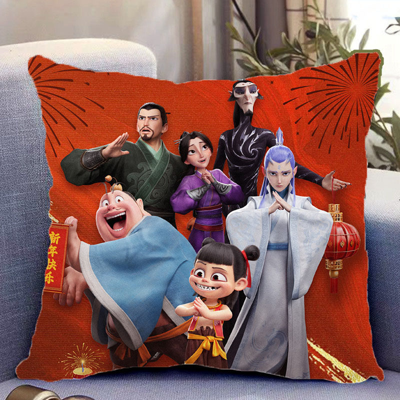 哪咤之魔童闹海周边抱枕定制敖丙光申公豹动漫手办玩偶礼物枕头