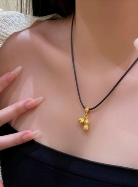 久不掉色越沙金i配d件好柿花生南好事发SC-02934生吊坠项链y两世