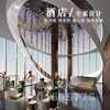 Hotel decoration design renderings E-sports apartment floor plan layout construction drawings circuit elevation section
