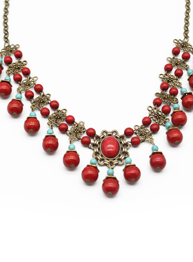 串珠流苏一款两用古风眉心坠