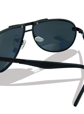 纪梵世无框男士蛤蟆镜男款太阳镜时尚墨镜黑色开车驾驶高清防强光