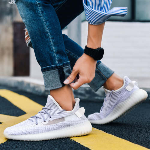 广椰子鞋350旗舰店地球满天星莆田正品男女鞋2024新款春季运动鞋 - 图2