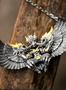 大展鸿图！金翅大鹏鸟吊坠！项链