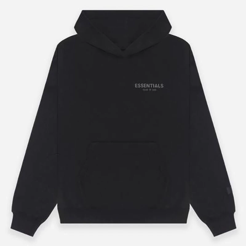 [Gman高街 Fog Essentials LA限定TMC黑色3M加绒连帽衫套头卫衣]