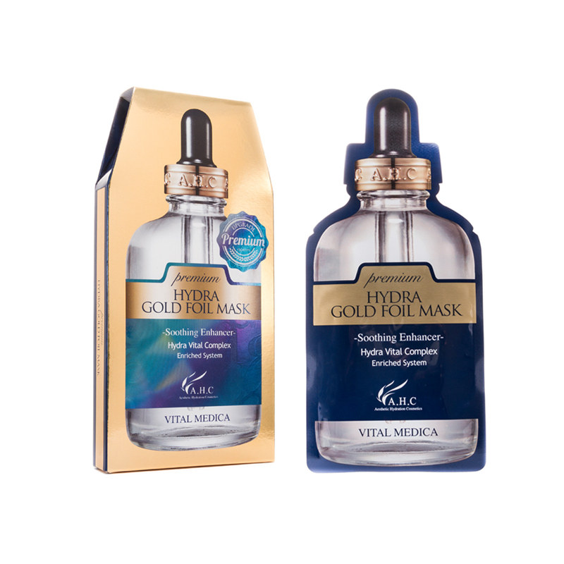 ahc /爱和纯黄金b5玻尿酸补水锡纸 Sasa莎莎海外贴片面膜