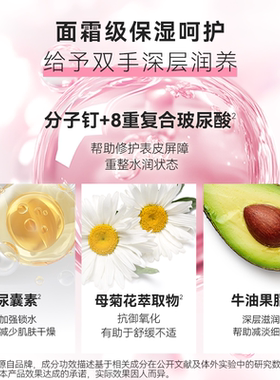 SASATINNIE莎莎天妮香柠檬保湿滋养护手霜滋润防干燥粗糙润手霜ZY