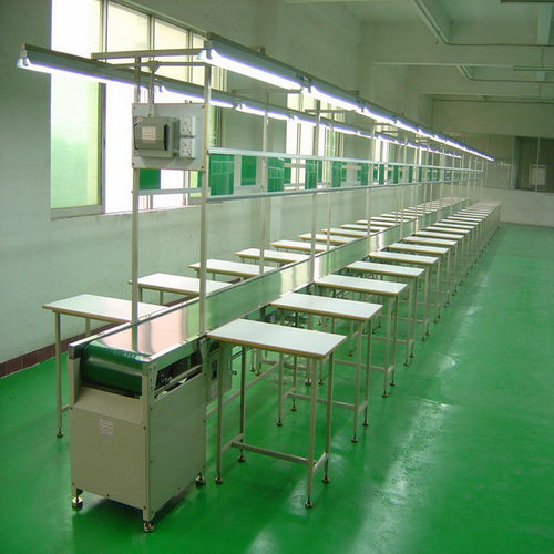 电子装配工作台 流水线组装操作台带灯式 生产车间工作台 - 图1