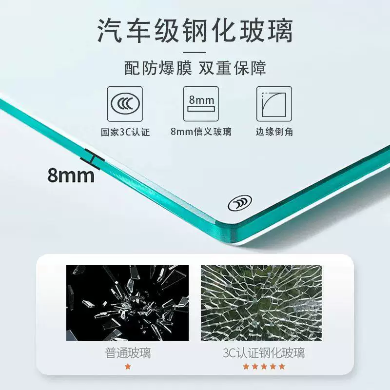 [极窄侧移门砖石型淋浴房隔断浴室卫生间干湿分离隔断洗澡间玻璃门]