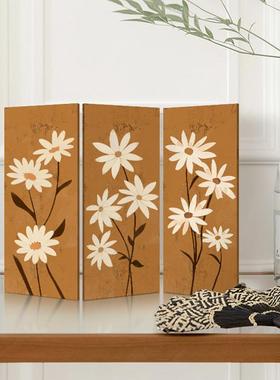 北欧ins风卧室桌面装饰摆件客厅电视柜小屏风摆画创意高级感饰品