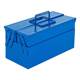 Iron storage box box stainless steel tool box folding portable hardware parts industrial grade larger and thickened auto repair
