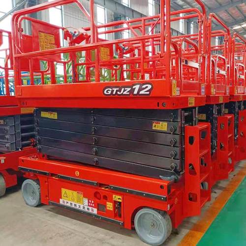 移动自行款升降机4/6米电动小型高空施工车充电10米液压升降平台 - 图1