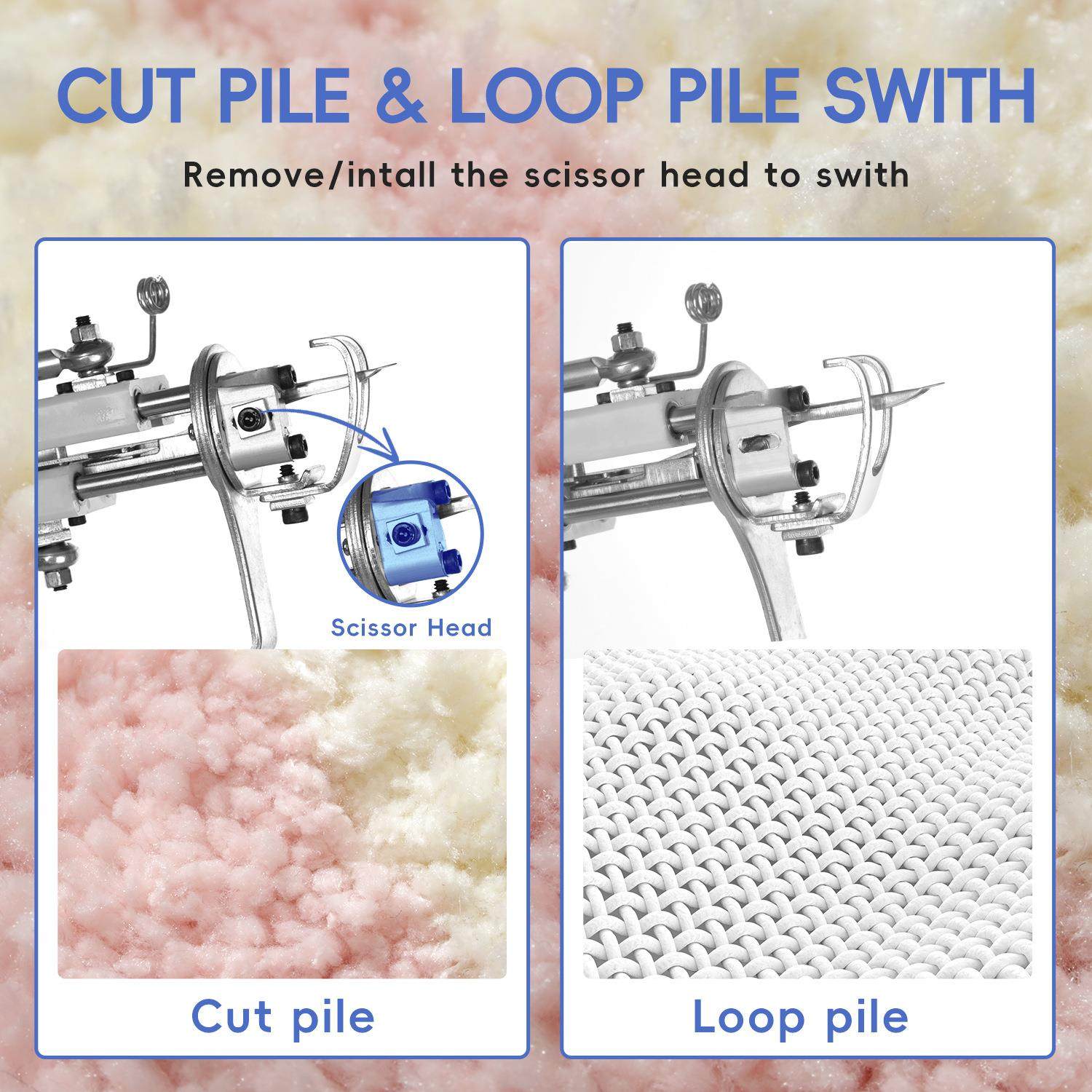 tuftinggun地毯织枪地毯电针圈绒簇绒割绒枪地毯气枪雕花剪刀,淘宝优惠券,粉丝福利购,淘宝优惠卷