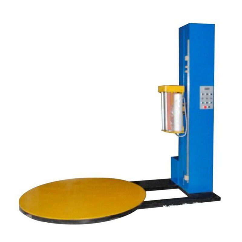 自动缠绕膜打包机 机场行李小型缠绕膜机 纸箱托盘压顶式缠绕机 - 图3