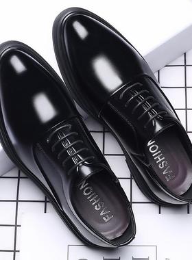 样板间衣帽间拍摄道具系带棕色英伦皮鞋男士衣柜鞋柜软装饰品摆件