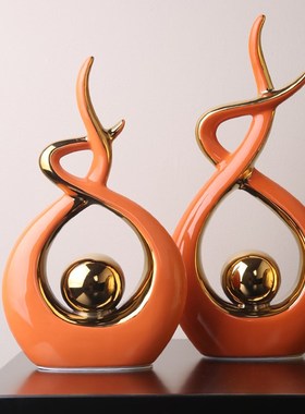 现代简约客厅电视柜酒柜摆件创意家居室内装饰品摆设软装工艺品