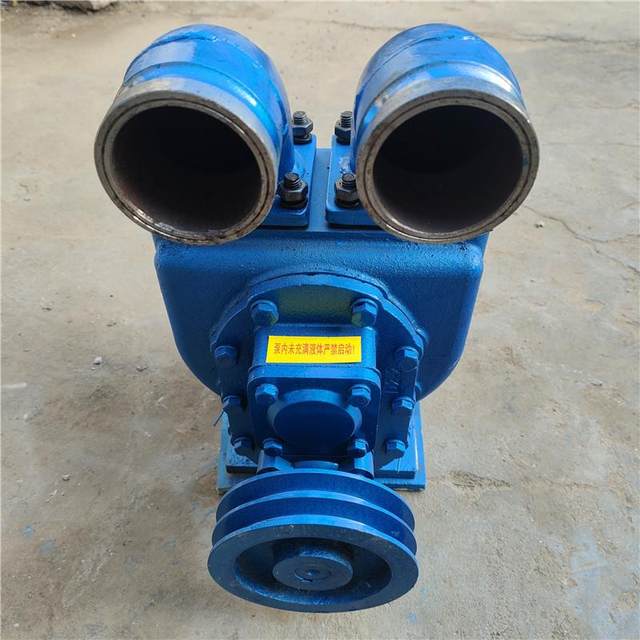 Four-wheel cart type diesel sewage pump for breeding farm septic tank special sewage pump quenched steel teeth motor feces suction pump