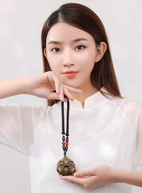 大铜世家貔貅手把件盘玩男士财源滚滚黄铜把玩创意小摆件生日礼物