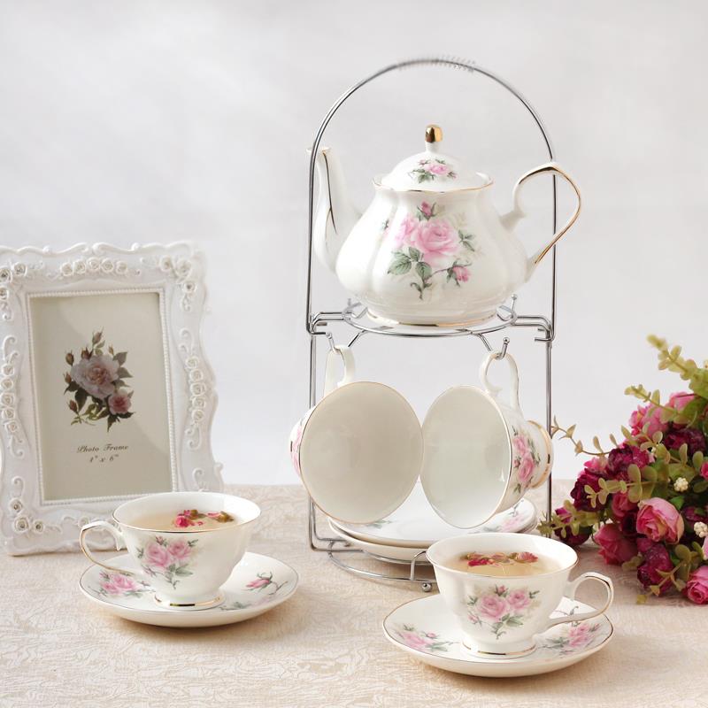 European ceramic cup set English afternoon tea household coffee set tea set wedding gift set light luxury