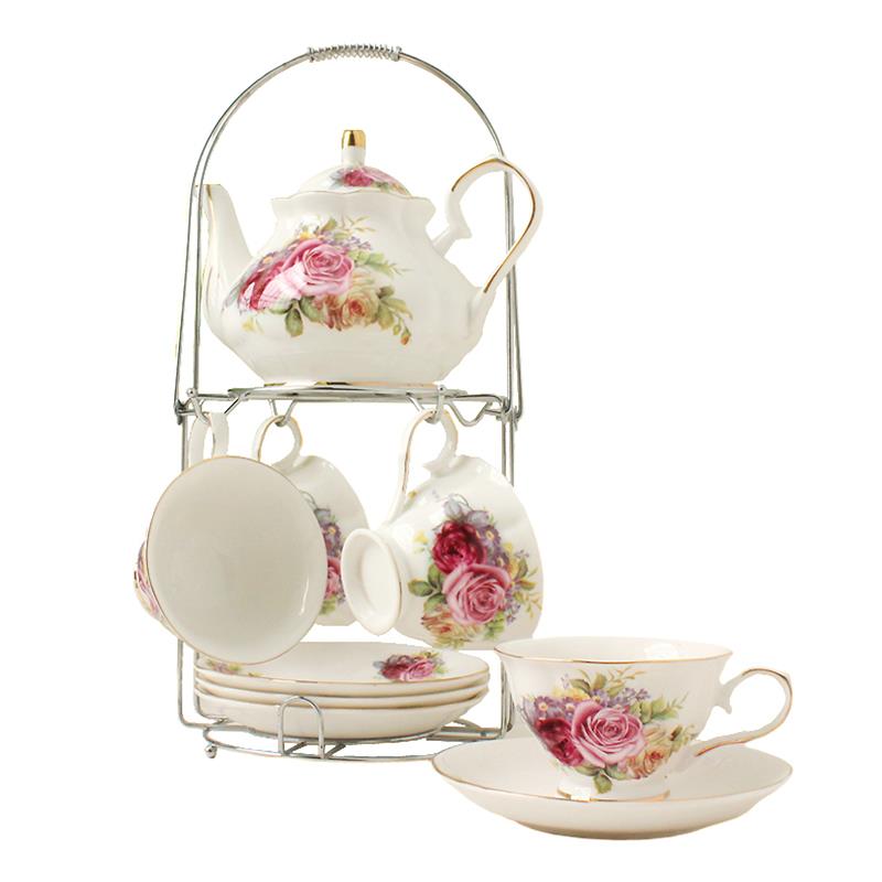 European ceramic cup set English afternoon tea household coffee set tea set wedding gift set light luxury