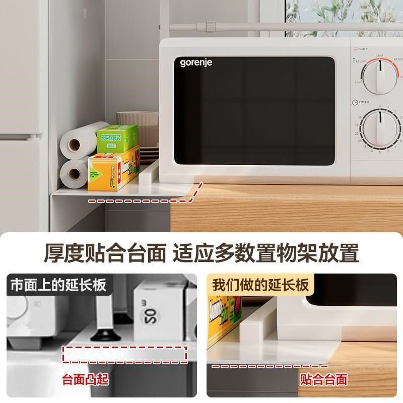 厨房冰箱夹缝板侧边加宽延长挡板免打孔磁吸收纳板台面缝隙置物架,淘宝优惠券,粉丝福利购,淘宝优惠卷