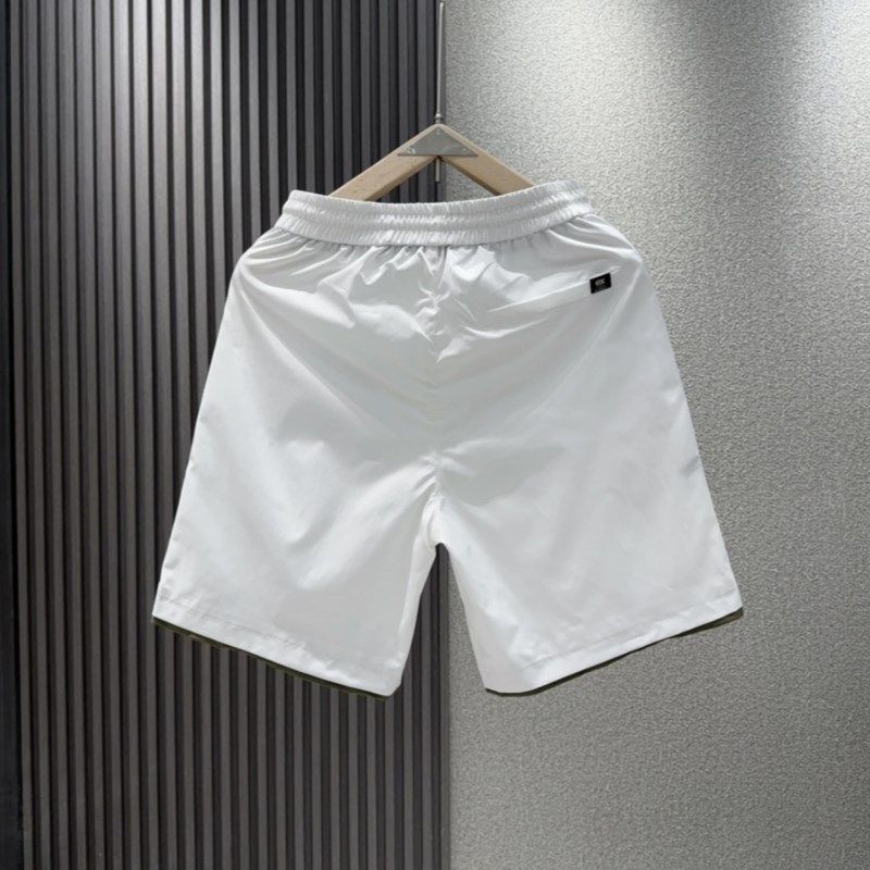 夏季新款冰丝速干拉链口袋休闲短裤时尚百搭宽松透气直筒五分裤男,淘宝优惠券,粉丝福利购,淘宝优惠卷
