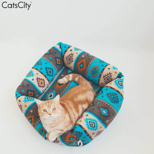 C-Queen/CatsCity波西米亚奥粒绒宠物窝大尺寸可拆洗猫窝狗窝保暖 - 图0