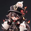 Hand Yae Shenzi Walnut Ganyu Yuanshen model two-dimensional ornaments anime toy chassis cute color