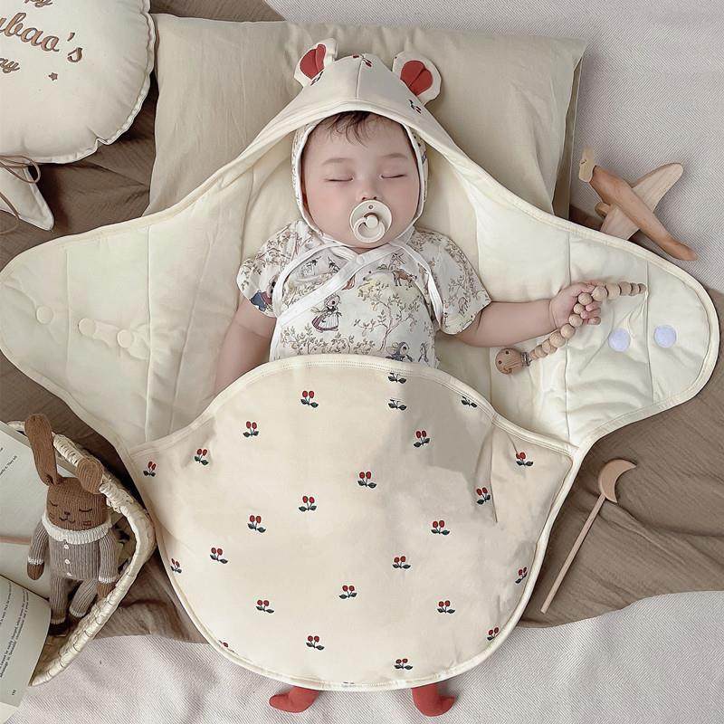 A类 婴儿抱被冬新生儿抱被防惊跳睡袋春秋夹棉新生儿包裹包被襁褓,淘宝优惠券,粉丝福利购,淘宝优惠卷