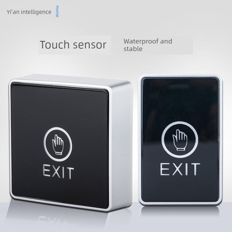 防水防尘表面安装门禁开关触摸感应插座按钮86盒通用12V开关信号 - 图0