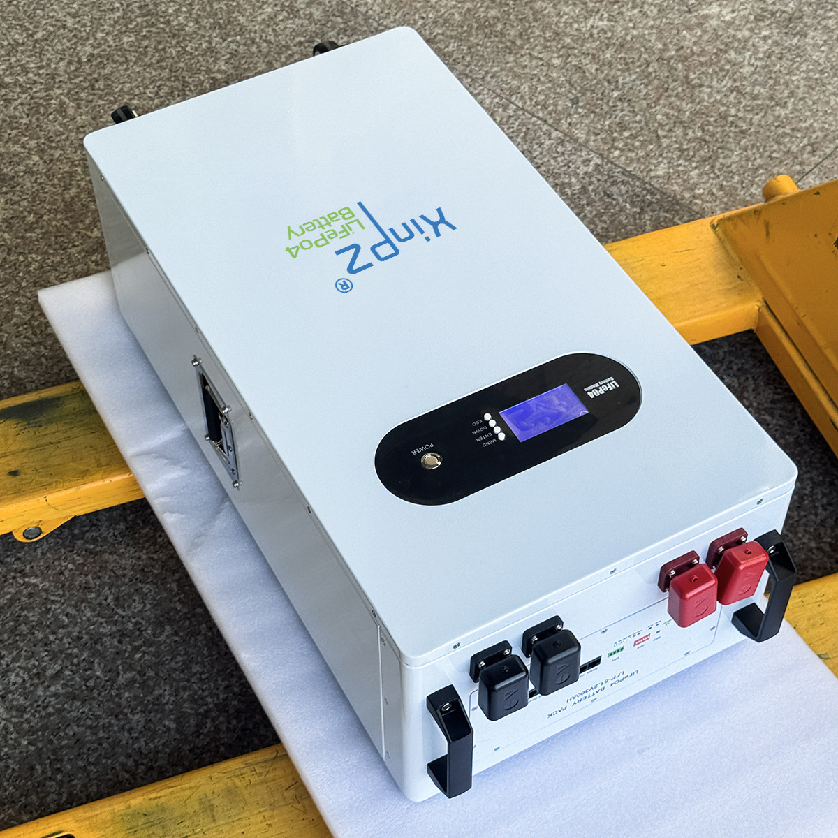 落地式磷酸铁锂电池组48V 51.2V 300ah带轮家用储能发电系统设备 - 图0