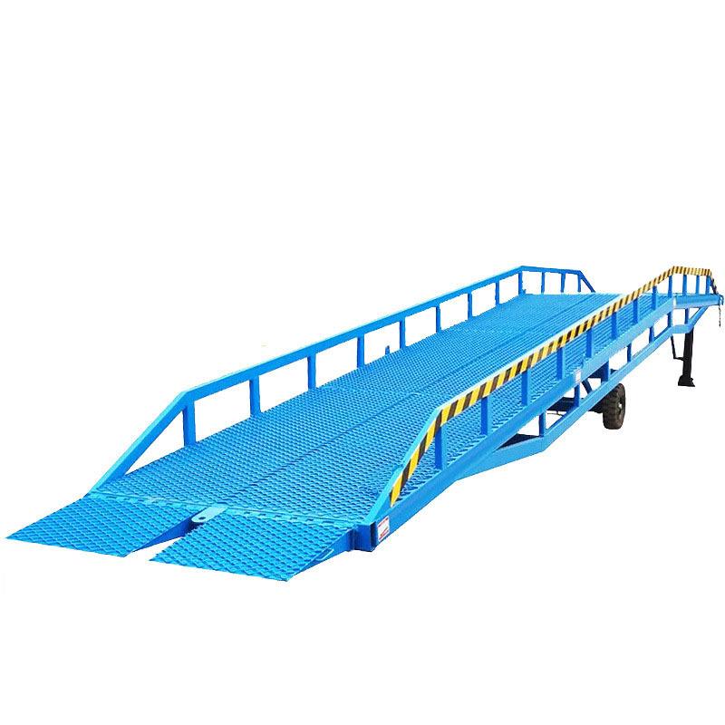 仓库液压装卸货平台叉车斜坡调节搭桥电动升降平台移动式登车桥 - 图3