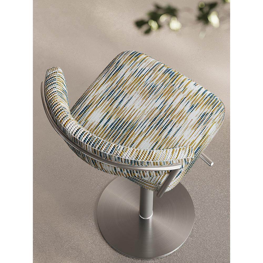 Meloalt意式吧台椅设计师不锈钢岛台椅家用高脚椅可升降旋转吧椅,淘宝优惠券,粉丝福利购,淘宝优惠卷