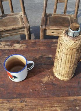 80年代怀旧老物件老旧小地桌椅子摆件农村喝茶老旧家俱摆件老物件