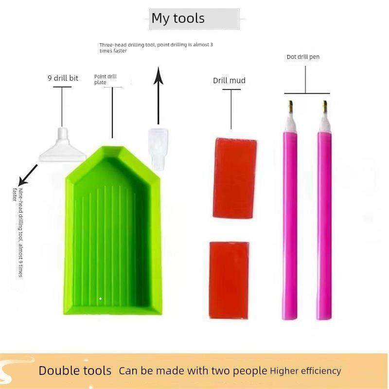 2025新款钻石画卡通兔子5d手工diy高颜值砖石贴画十字绣客厅儿童,淘宝优惠券,粉丝福利购,淘宝优惠卷