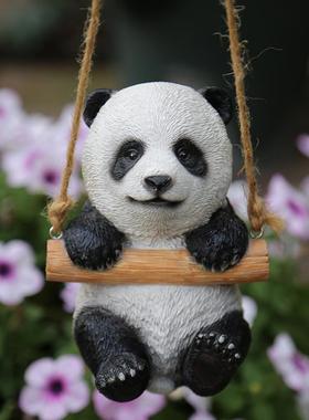 户外仿真树脂小猪考拉挂件可爱花园庭院装饰摆件动物雕塑工艺品