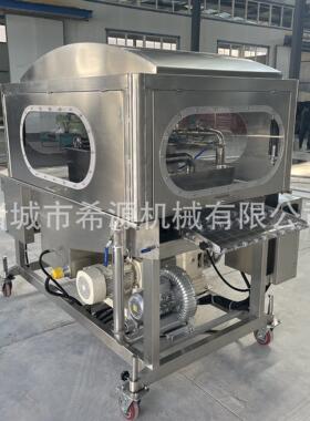 全自动裹涂巧克力设备麻薯面包巧克力淋面机全自动裹巧克力设备