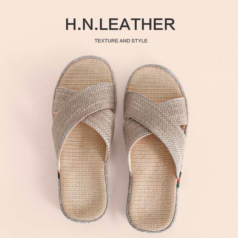 牛筋底盆底夏季居家亚麻拖鞋软底防滑透气吸汗室内凉拖男女春秋季,淘宝优惠券,粉丝福利购,淘宝优惠卷