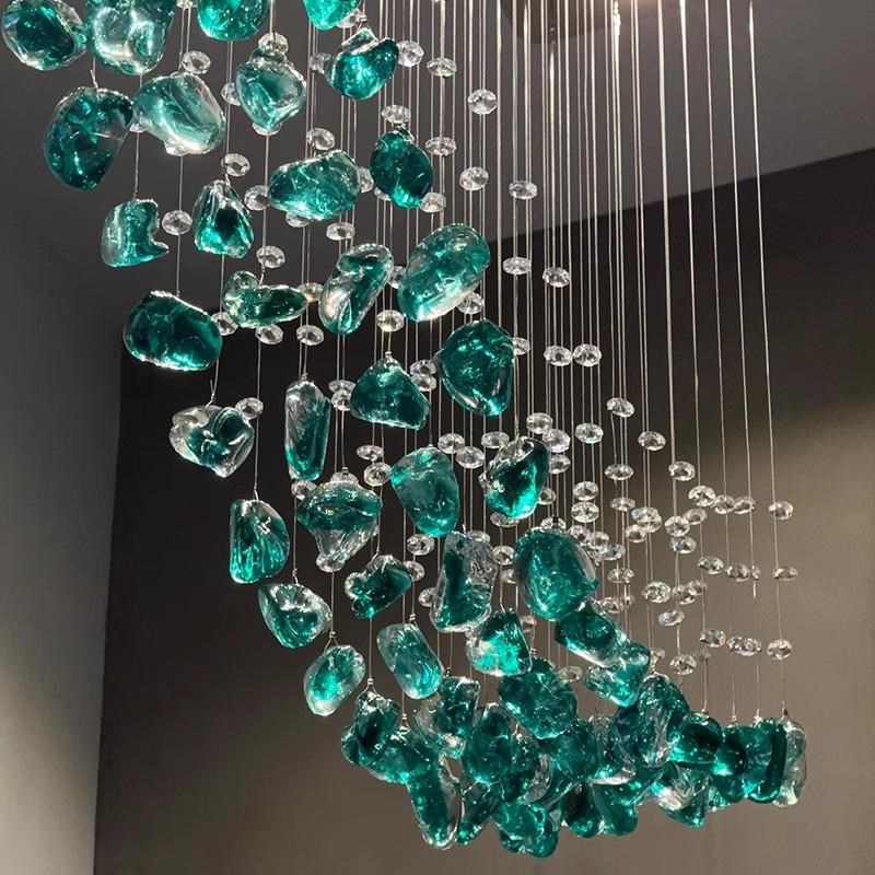 餐厅灯2024年新款高级感茶室吊灯饭厅水晶灯法式轻奢创意艺术吊灯 - 图2