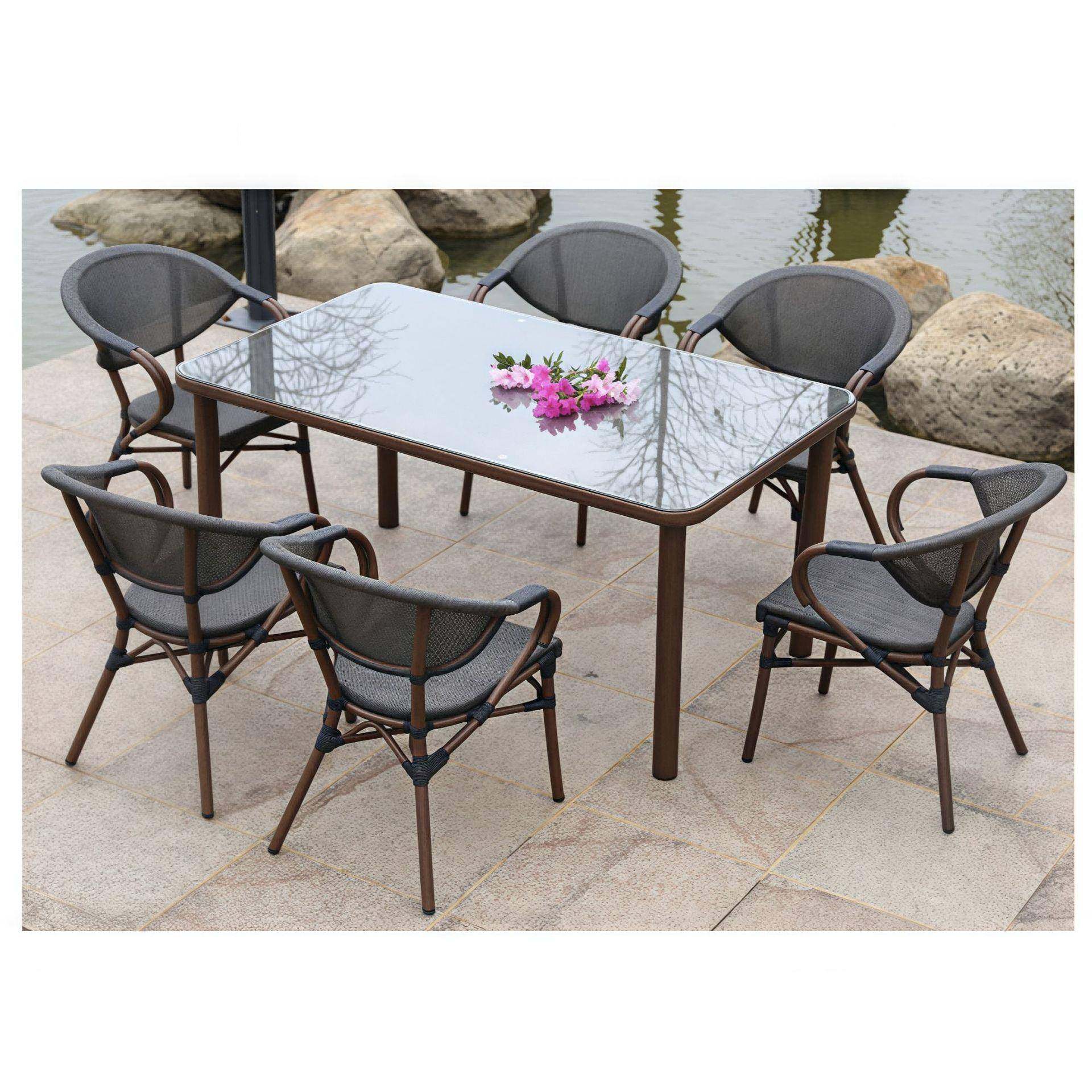 户外庭院扶手椅桌椅组合花园藤编桌椅餐椅咖啡厅商业街编藤椅工厂,淘宝优惠券,粉丝福利购,淘宝优惠卷