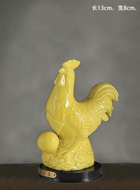陶瓷十二生肖招财鸡创意摆件摆设动物工艺礼品