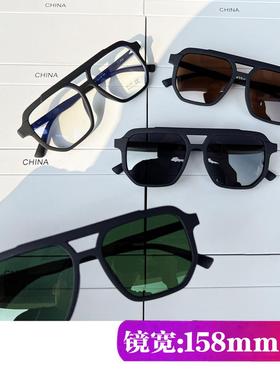 【158mm特大号】大脸墨镜男超宽大码大框眼镜近视感光变色太阳镜