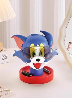 猫和老鼠眼镜支架摆件眼镜摆放道具展示架放置架玄关钥匙收纳置物