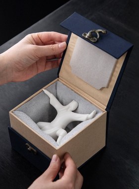 新中式太极古代功夫侠客人物摆件家居装饰工艺品武术协会学校礼品